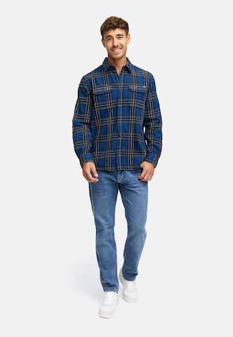 INDICODE JEANS Regular fit Overhemd in Blauw