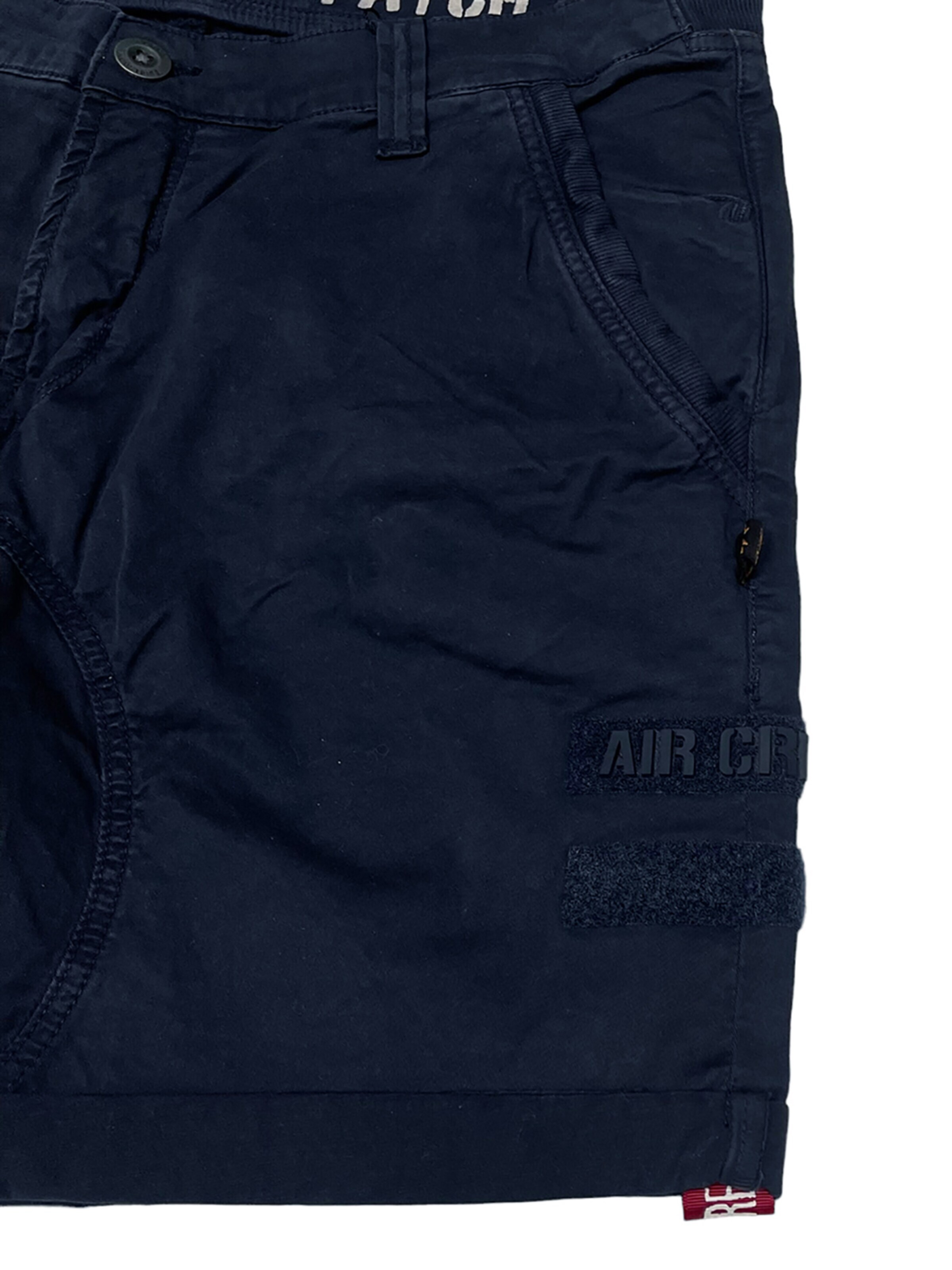 ALPHA INDUSTRIES Regular Hose 'Kerosene Patch Short'‌‌‌‌‌‌‌‌‌‌ in Blau