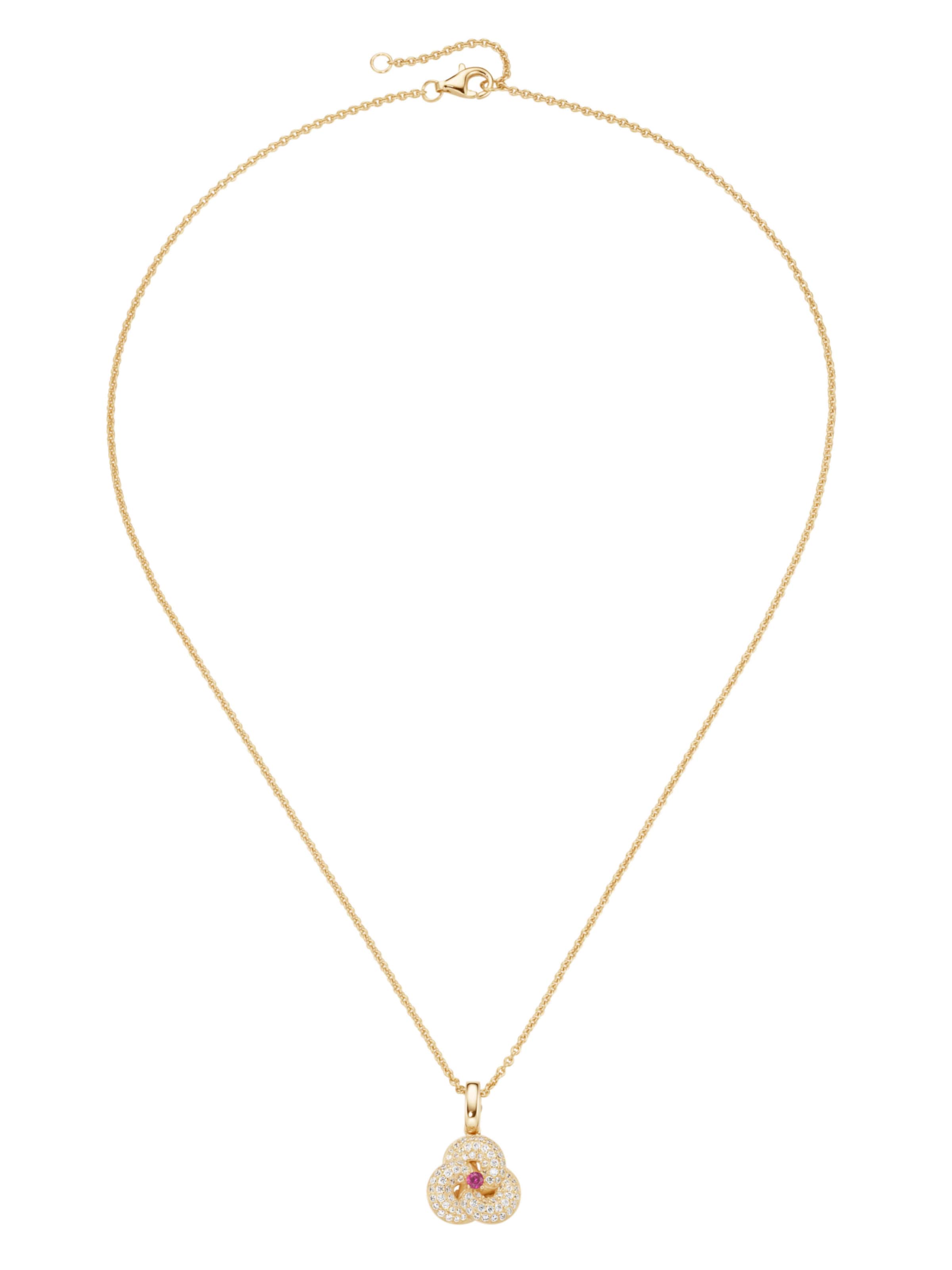 Smart Jewel - Cadena en rojo: frente