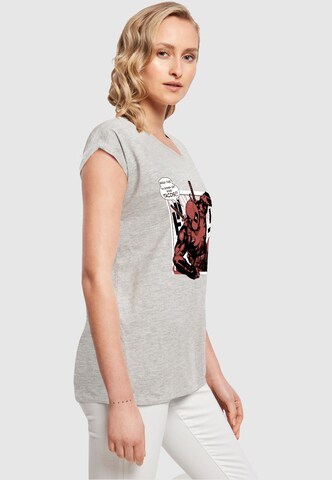 ABSOLUTE CULT T-Shirt 'Deadpool - Tacos Breaktime' in Grau