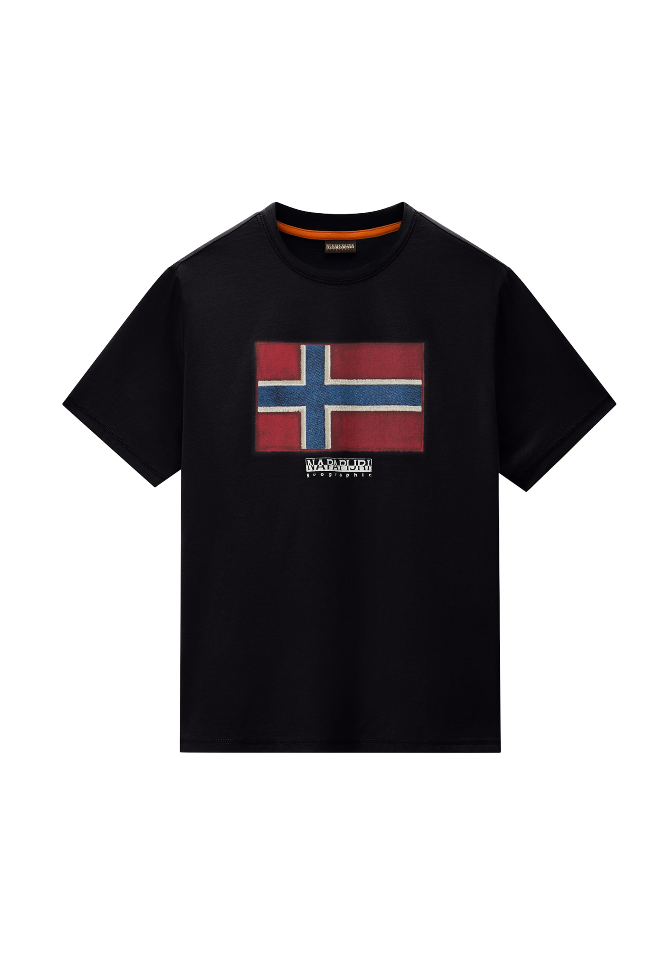 NAPAPIJRI Bluser & t-shirts 'FLAG TIKI' i sort: forside