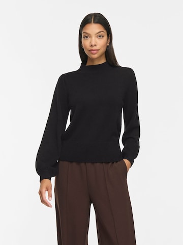 VILA Sweater 'VIRil' in Black: front