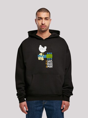 F4NT4STIC Sweatshirt in Zwart: voorkant