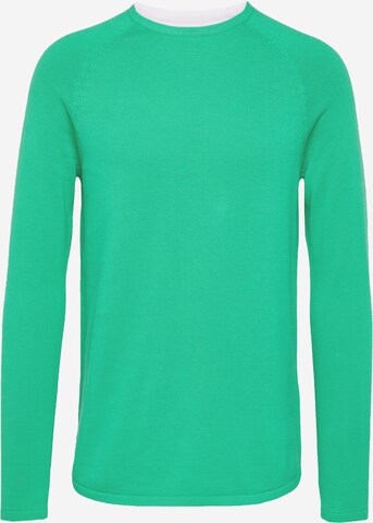 TOM TAILOR DENIM Sweater in Green: front