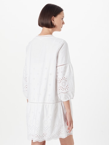 Club Monaco Jurk 'EYELET' in Wit