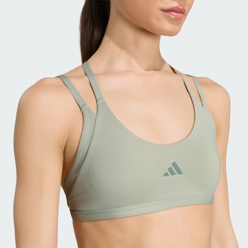 ADIDAS PERFORMANCE Μπουστάκι Αθλητικό σουτιέν 'Optime Workout' σε πράσινο