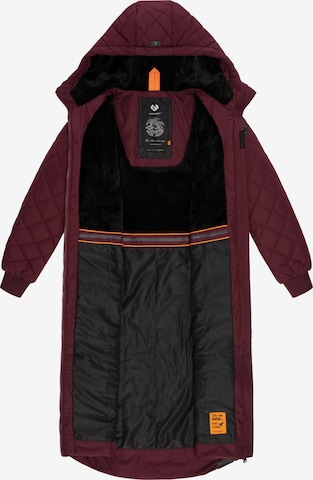 Palton de iarnă 'Niran' de la Ragwear pe roșu