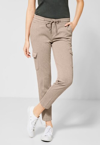 STREET ONE Tapered Hose 'Fay' in Beige: predná strana