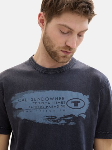 T-Shirt TOM TAILOR en bleu