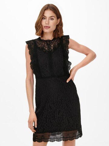 ONLY Kleid 'New Karo' in Schwarz: Vorderseite