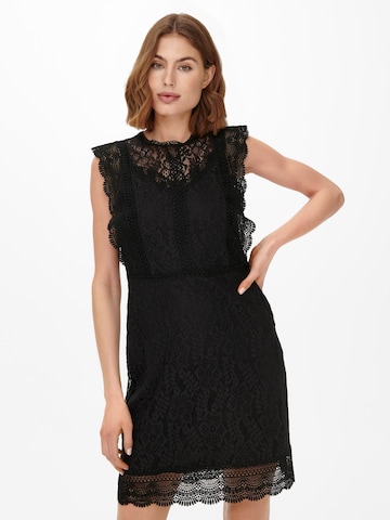 ONLY Cocktail Dress 'New Karo' in Black: front