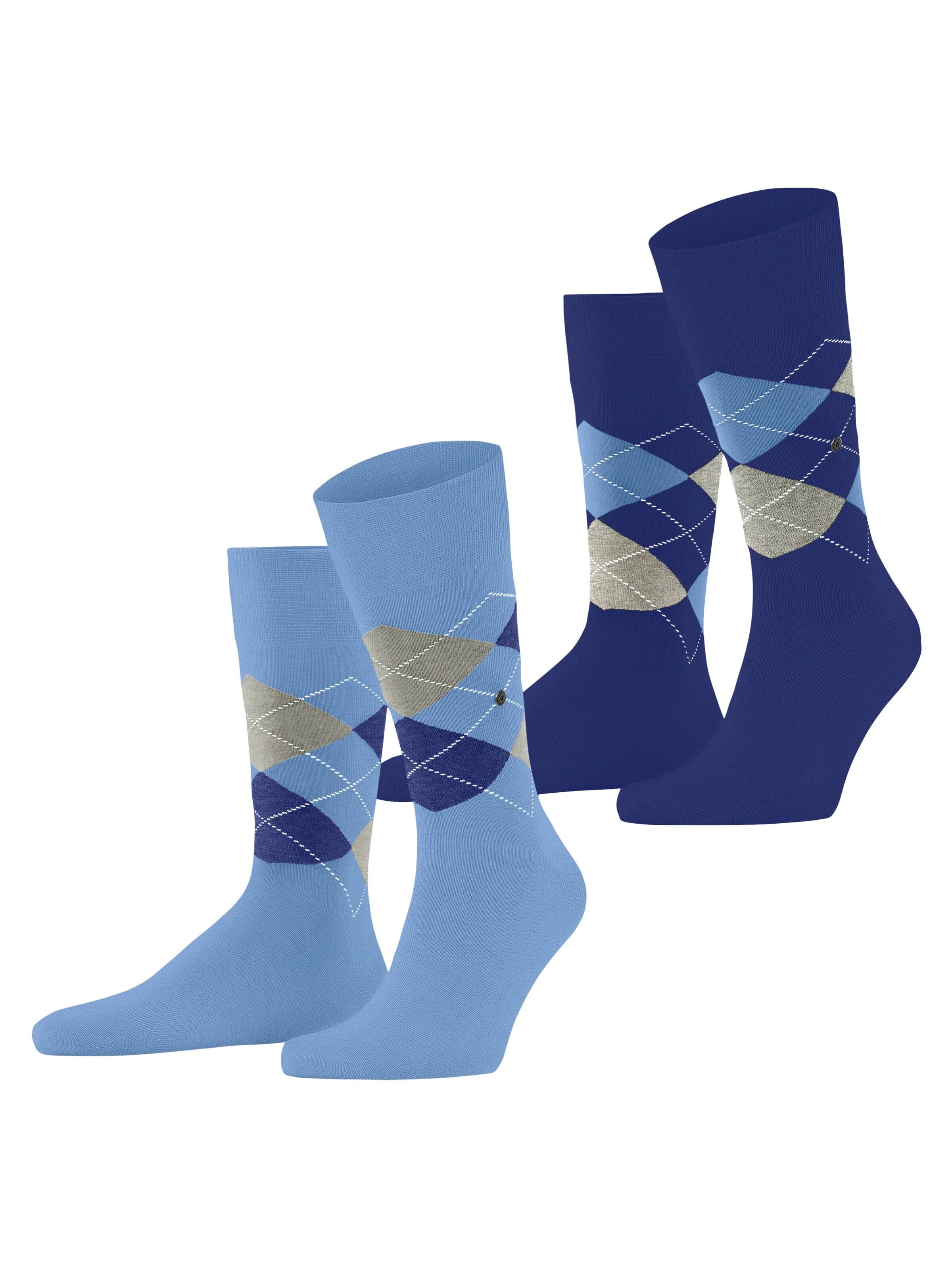 BURLINGTON Socks 'Everyday Argyle' in Blue: front