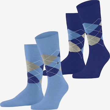 BURLINGTON Socks 'Everyday Argyle' in Blue: front