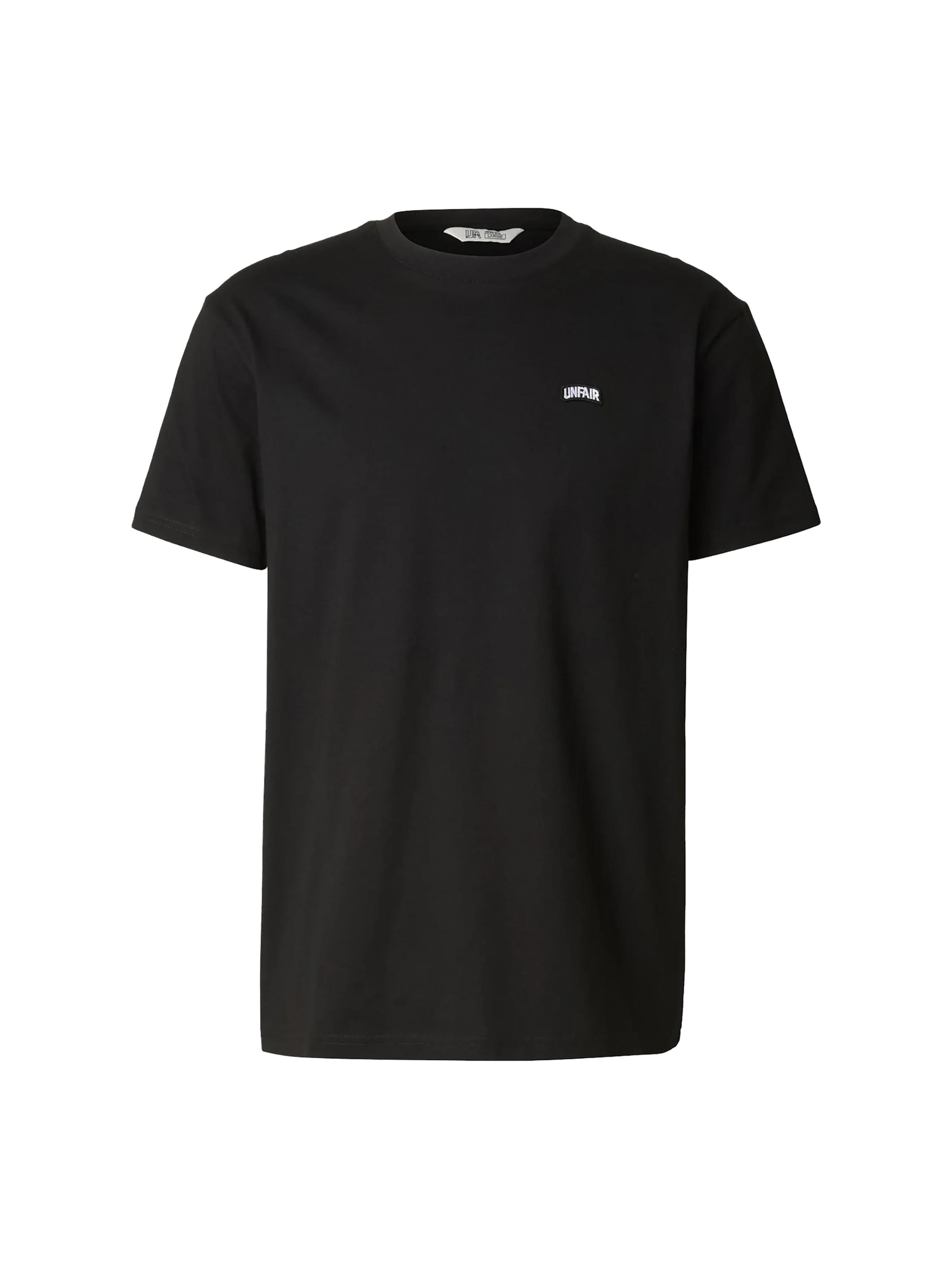 Unfair Athletics Shirt 'Permanent' in Zwart: voorkant