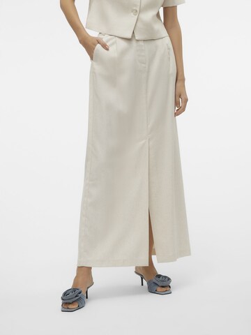 VERO MODA Nederdel 'FLORENCE' i beige: forside