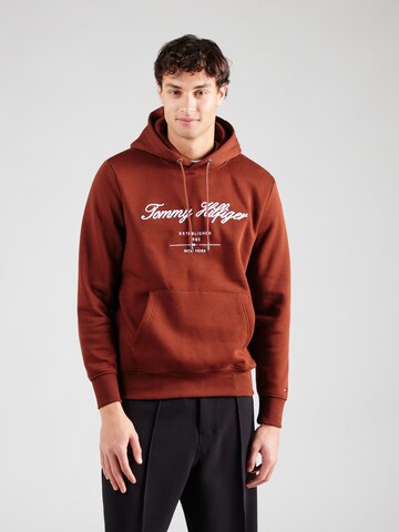 TOMMY HILFIGER Majica | rjava barva: sprednja stran