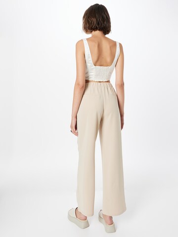 modström Wide leg Pants 'Perry' in Beige