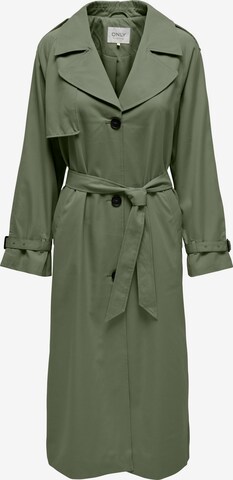 Manteau mi-saison 'Chloe' ONLY en vert : devant