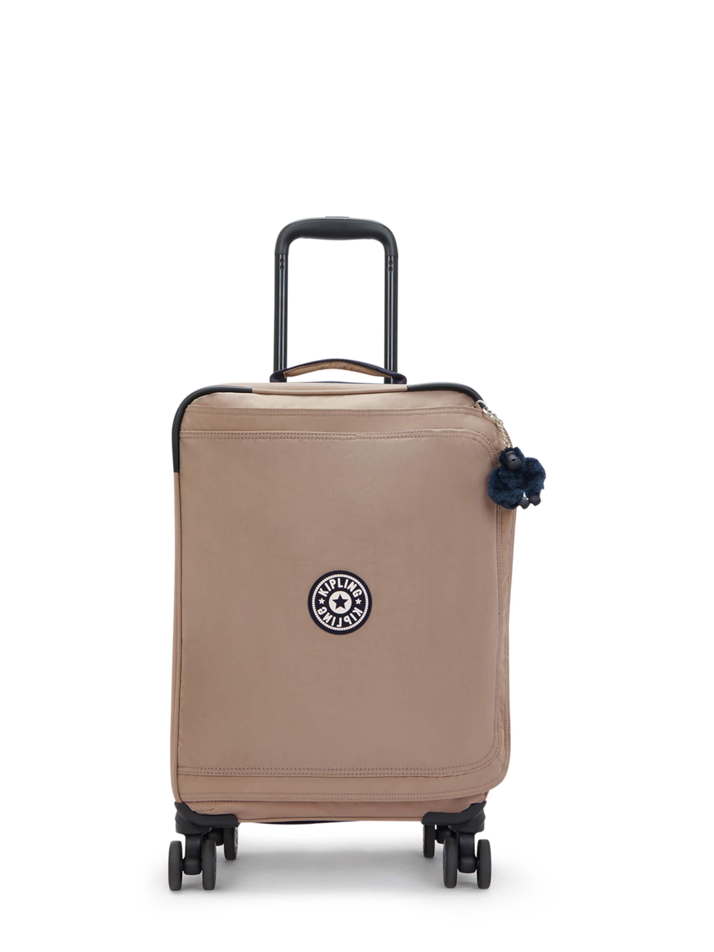 KIPLING Gurulós bőröndök 'SPONTANEOUS S' - barna: elől