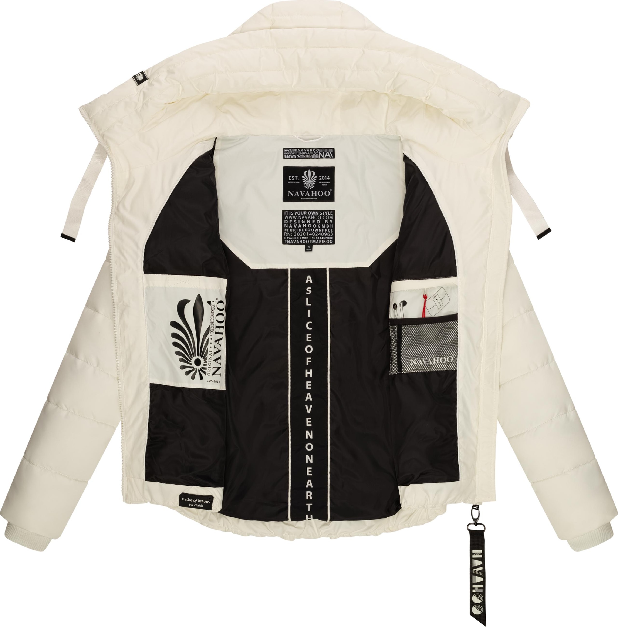 NAVAHOO Зимно яке 'Amayaa' в бяло