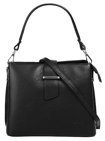 Cluty Handtasche in Schwarz: Vorderseite