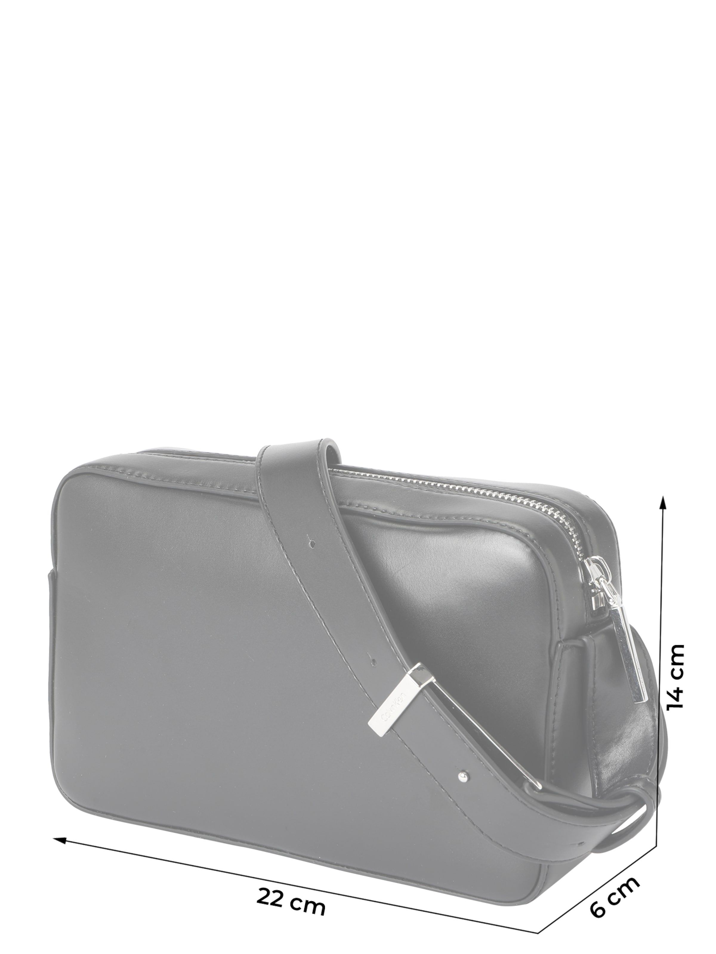 Calvin Klein Taška přes rameno – černá: přední strana