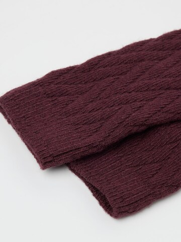 CALZEDONIA Knee High Socks in Red