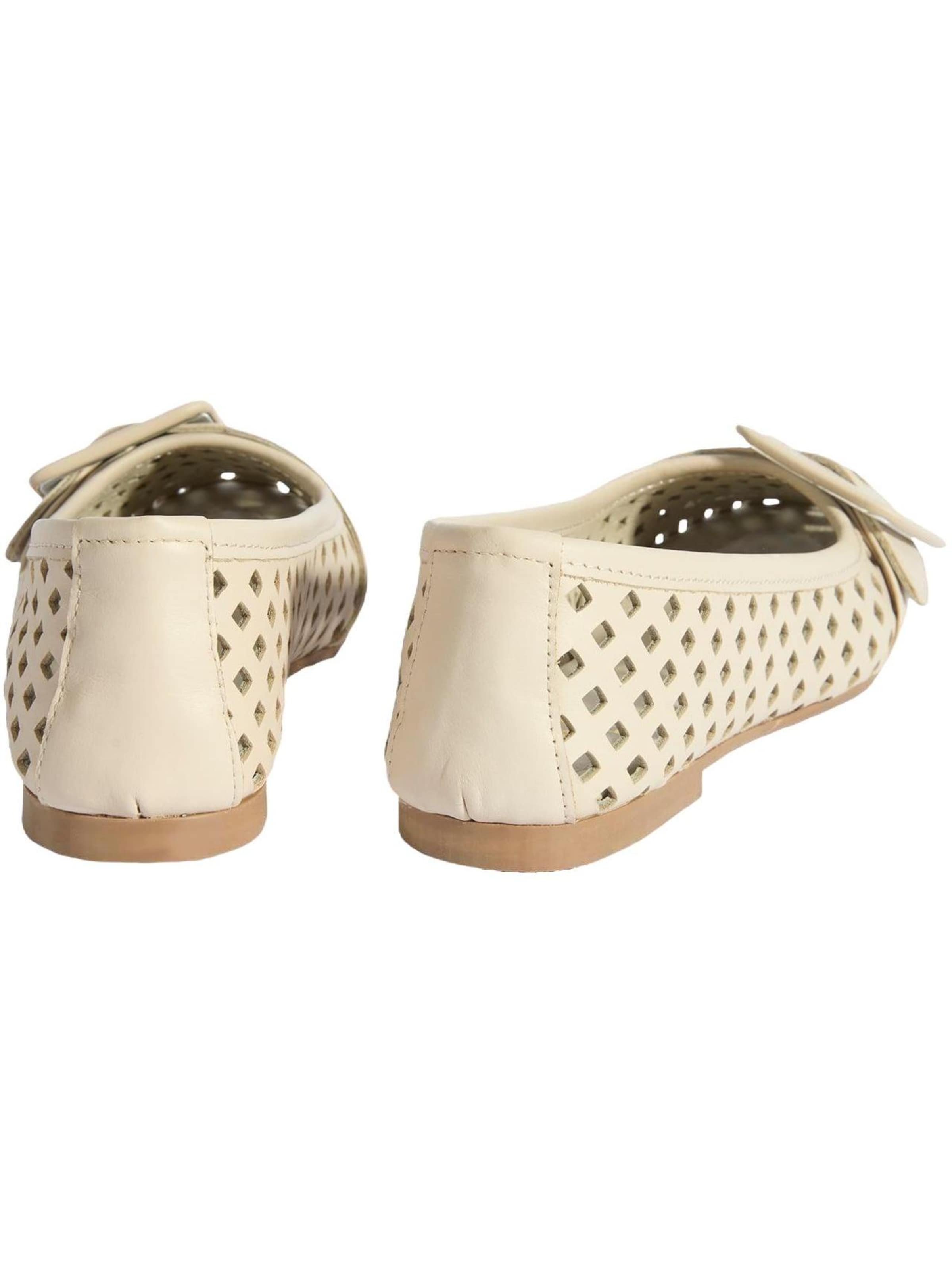 Desa Ballet Flats 'Ballettschuhe' in Beige