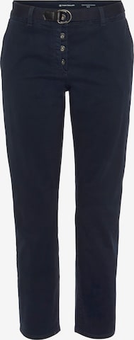 TOM TAILOR Chinohose in Blau: predná strana