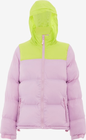 MO Winter jacket in Neon yellow / Light pink, Item view