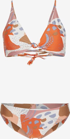 O'NEILL T-shirt Bikini 'Charlotte Maoi' in Oranje: voorkant