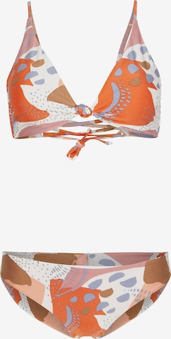 O'NEILL T-Shirt Bikini 'Charlotte Maoi' in Orange: predná strana