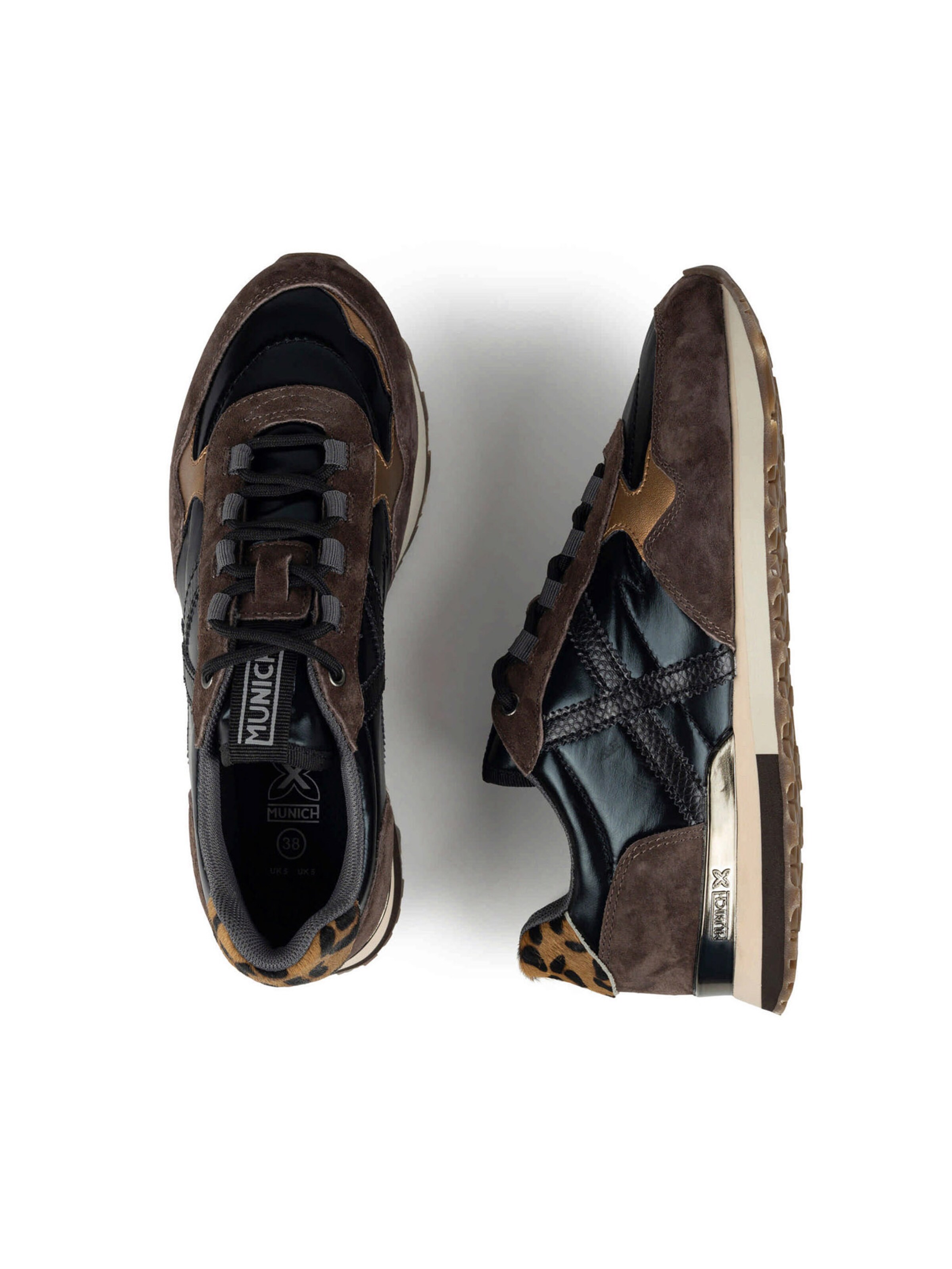 MUNICH Sneaker 'SUNSET' in Schwarz: oben