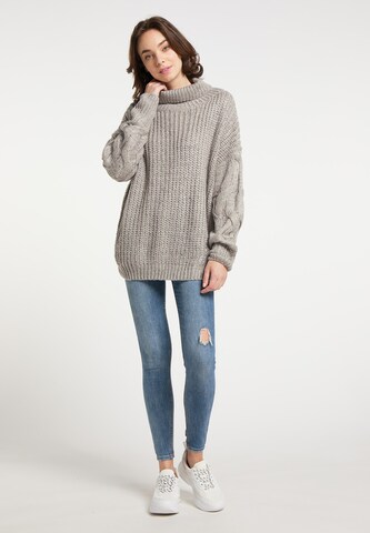 MYMO Oversize sveter - Béžová