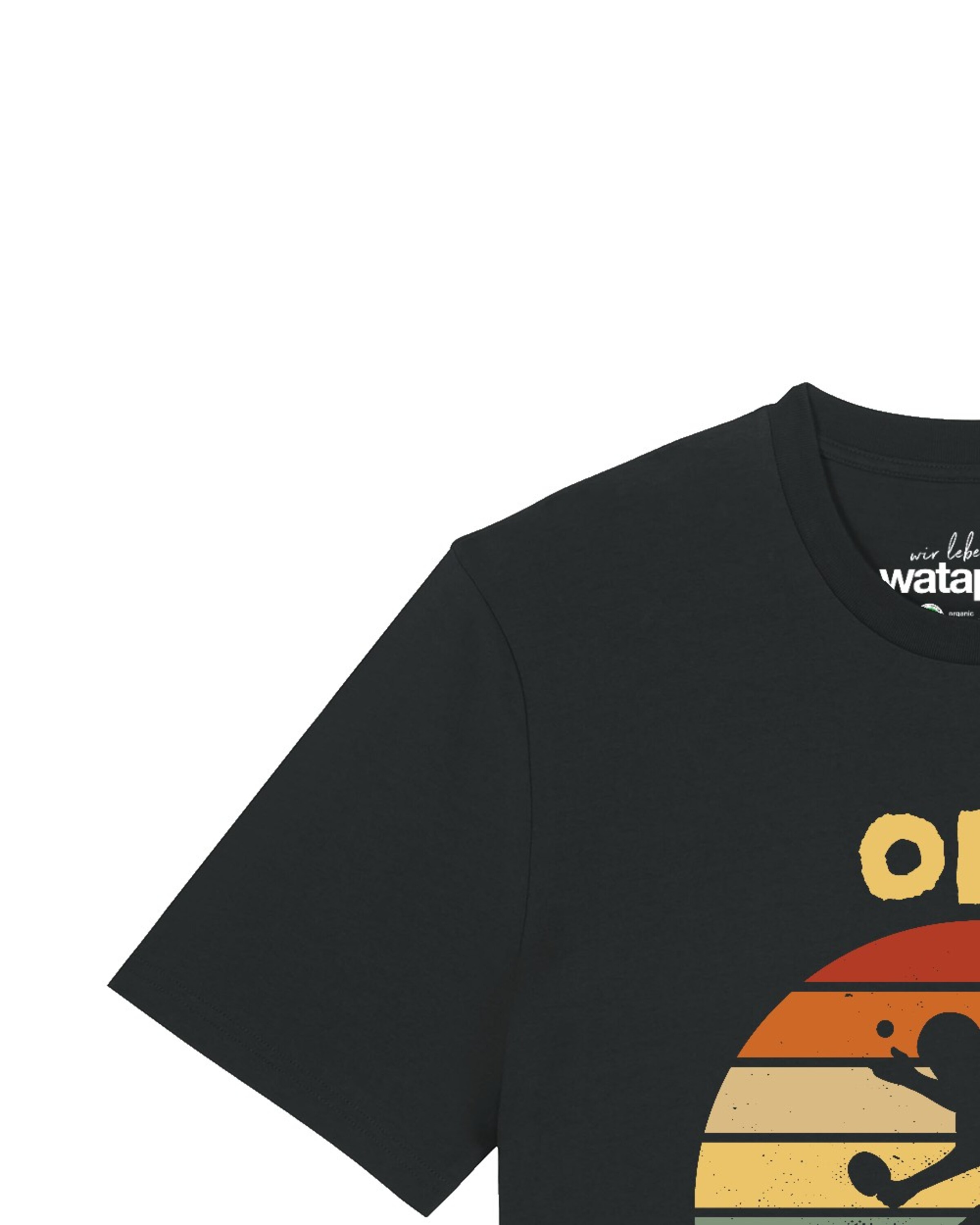 T-Shirt 'Old Schmetterhand' Watapparel en noir