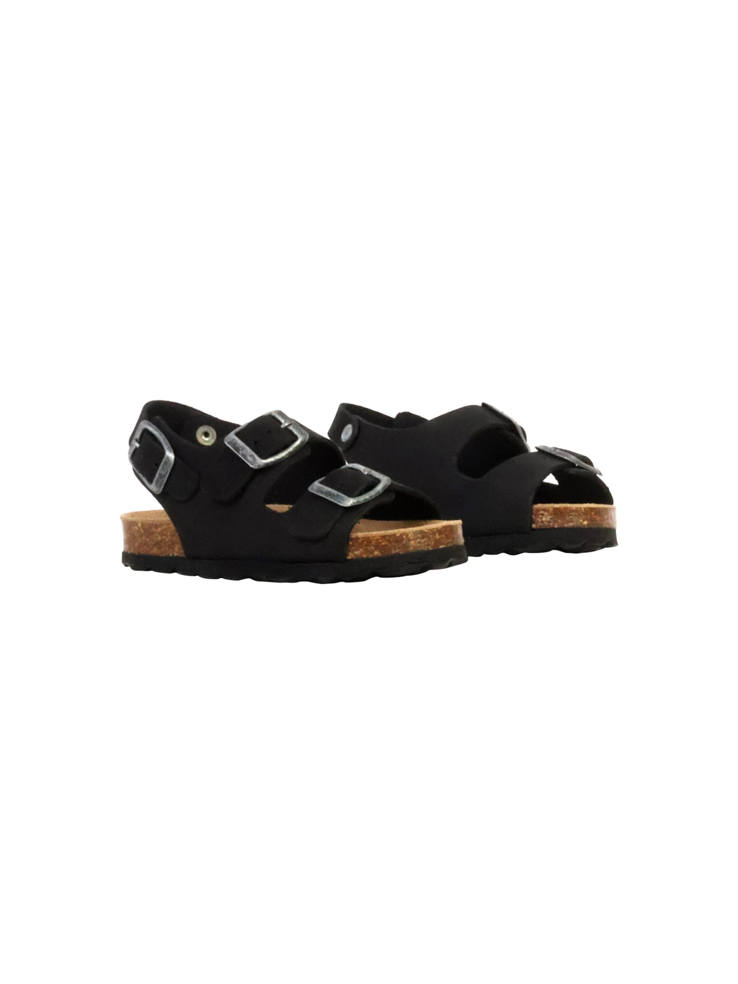 The Divine Factory Huisschoenen 'Kinder-Lederpantolette Noga Mistraly BS Edge' in Zwart