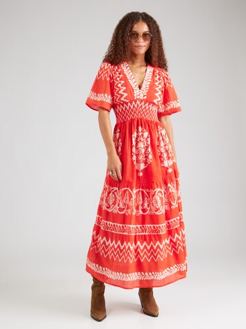 Derhy Dress 'POINTILLE' in Orange