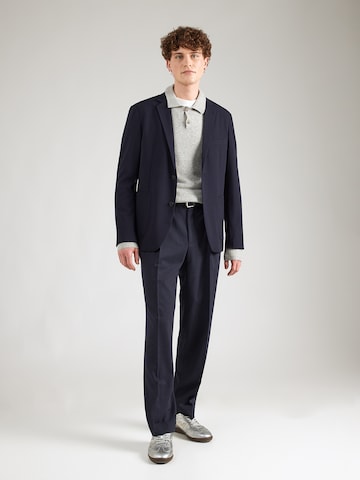 Michael Kors Tapered Bandplooibroek in Blauw