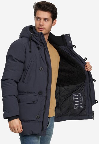 BRAVE SOUL Winter Jacket 'Bilturn' in Blue