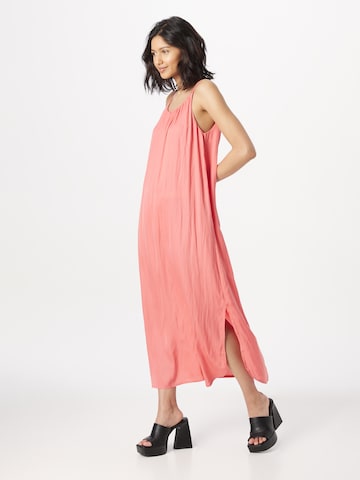 PULZ Jeans Dress 'ULRIKKE' in Pink: front