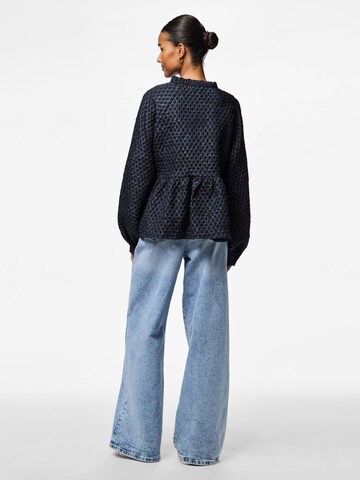 PIECES Blouse 'PCNIBE' in Blauw