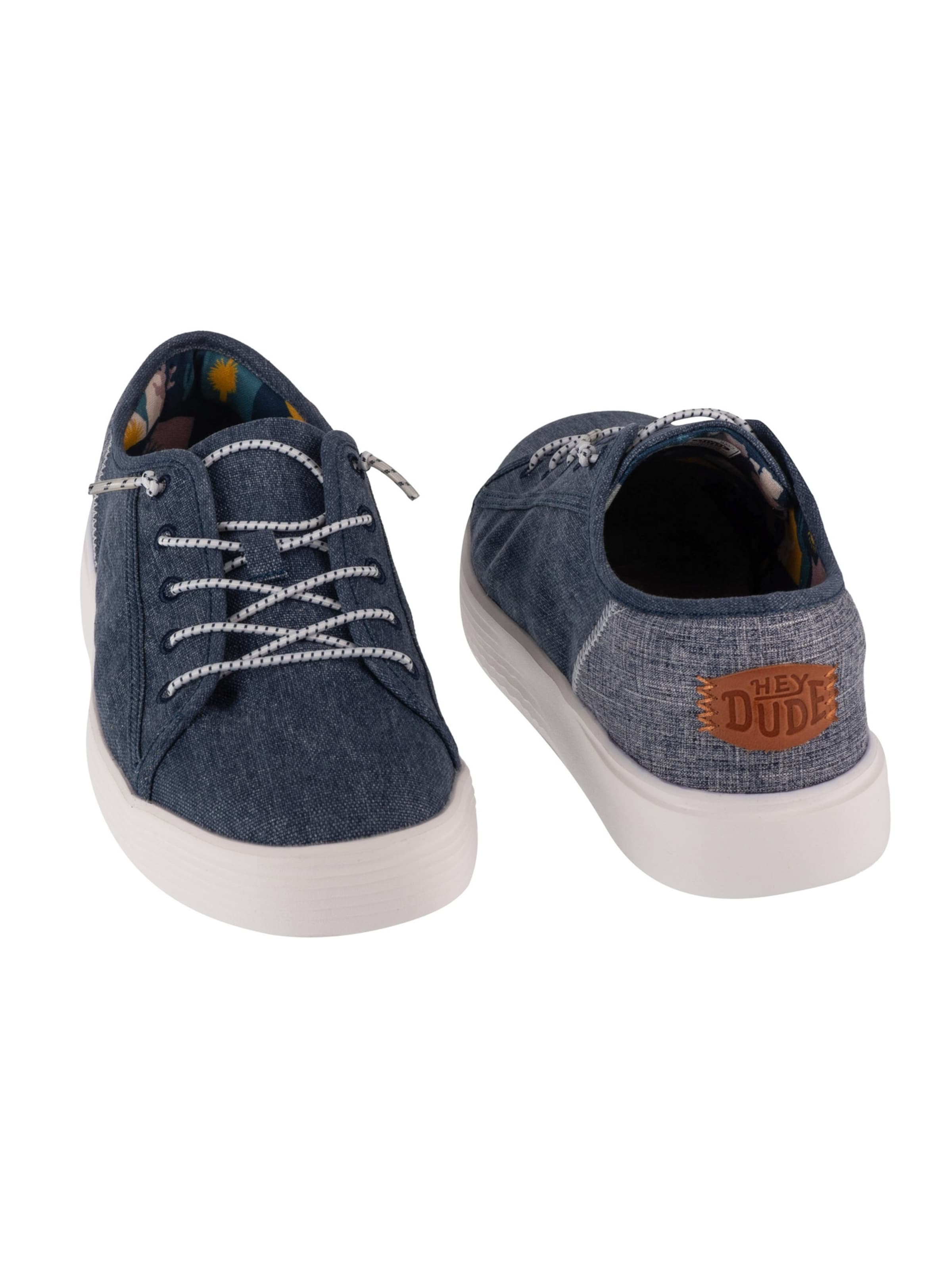 HEY DUDE Moccasin 'Hey Dude Craft Linen' in Blue