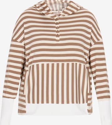 SANIKA Collegepaita värissä ruskea: etupuoli