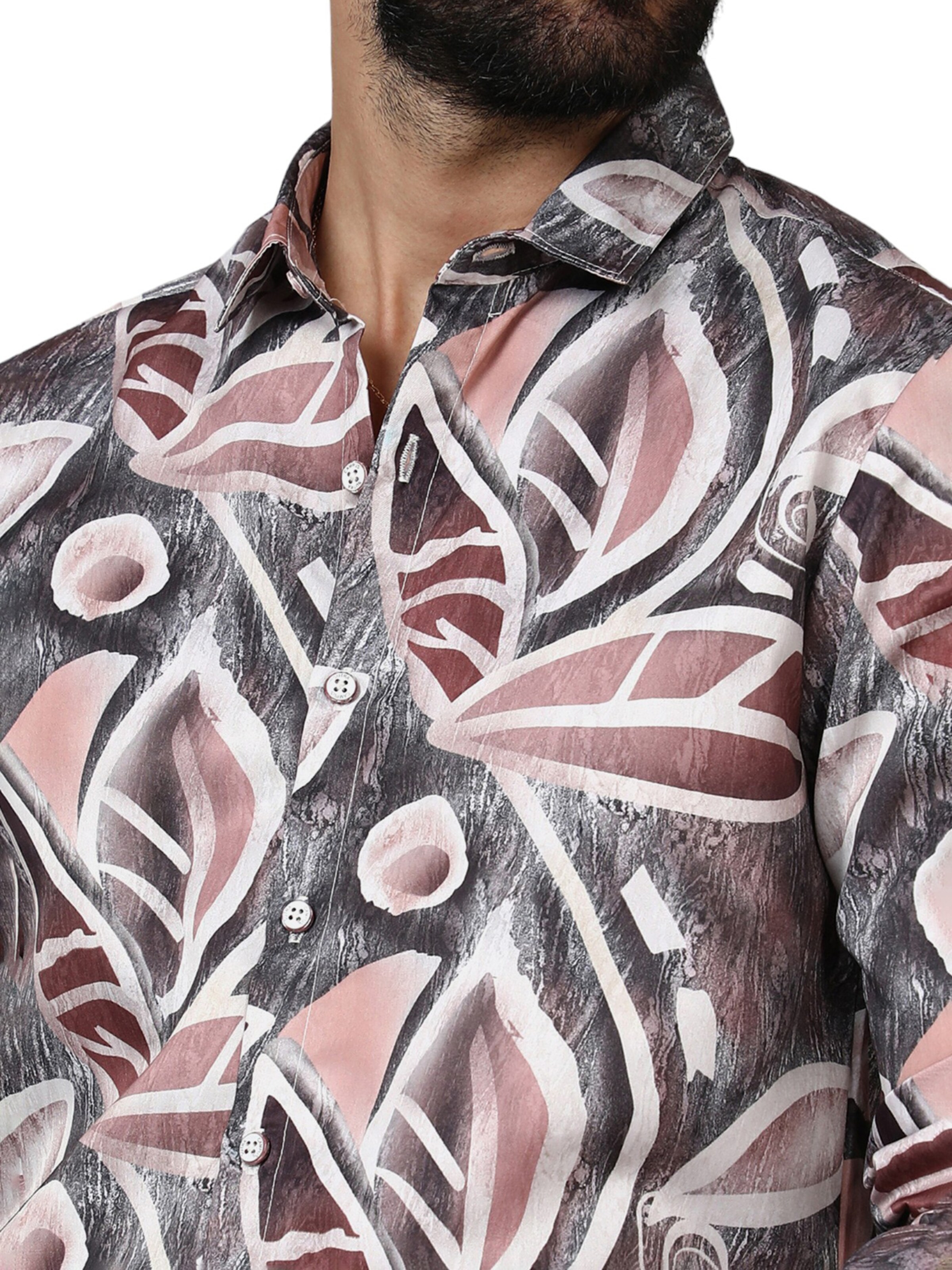 Campus Sutra Regular Fit Skjorte ' Royce ' i blandingsfarvet