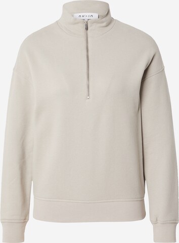 Sweat-shirt NU-IN en gris : devant