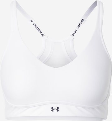 UNDER ARMOUR Sports bra 'Infinity' in White: front