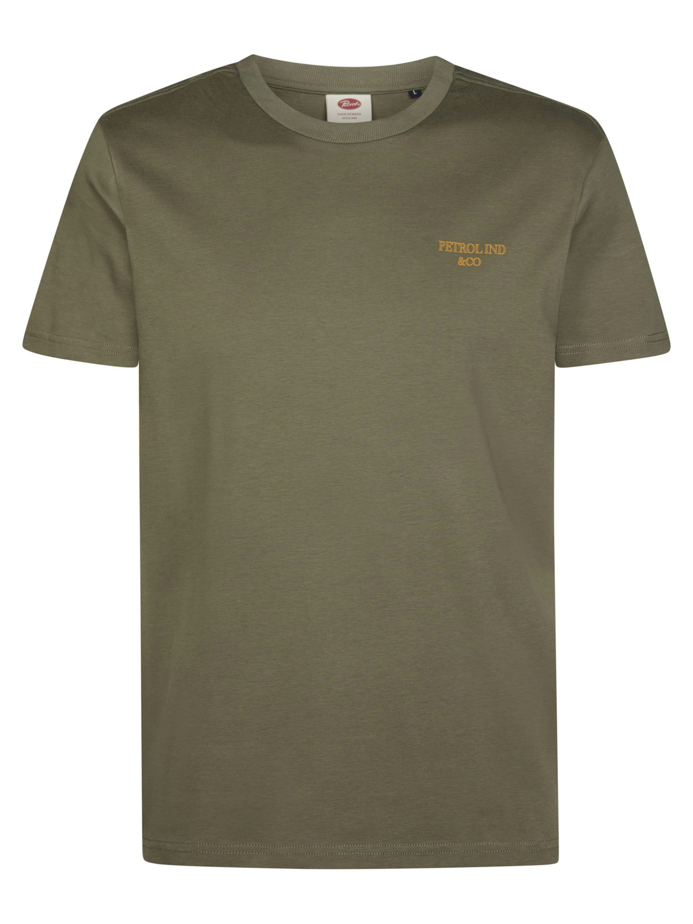 Petrol Industries T-shirt i grön: framsida