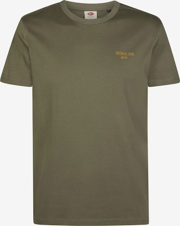 Petrol Industries T-shirt i grön: framsida
