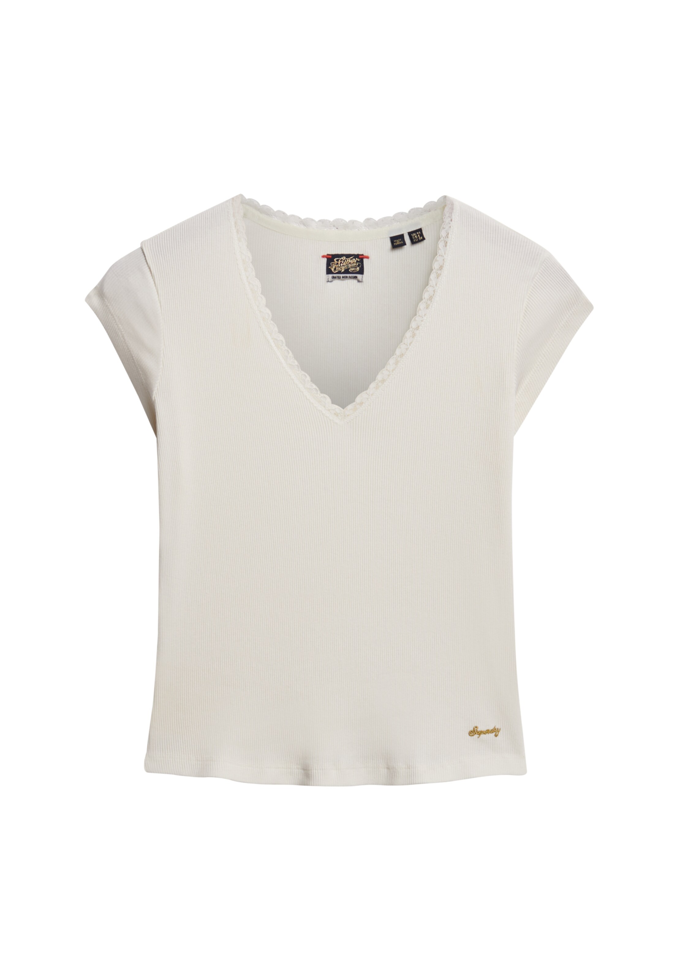 Superdry & Co Shirt 'Essential' in Wit: voorkant