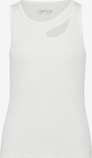 Cartoon Basic-Top mit Rundhalsausschnitt in creme, Produktansicht